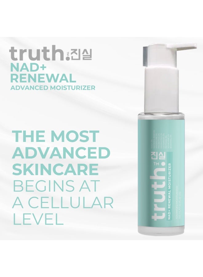 truth 진실 NAD+ RENEWAL ADVANCED KOREAN MOISTURIZER. NAD+ PROBIOTICS BACKUCHIOL PEPTIDES CERAMIDES - Image 2